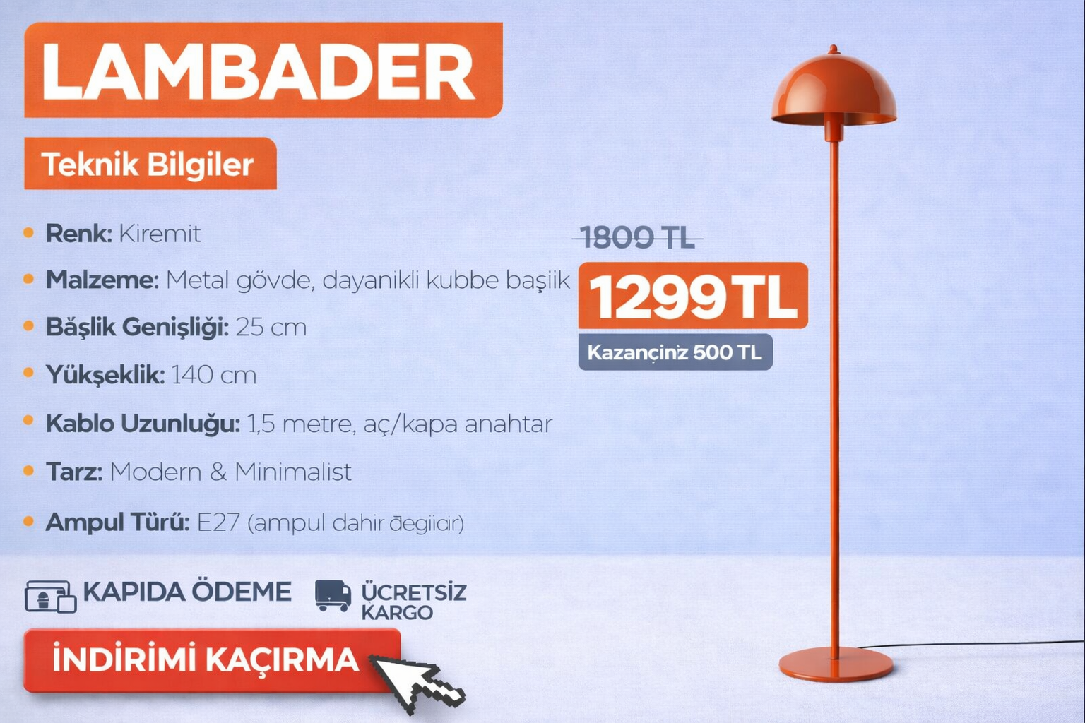 Lambader teknik çizim
